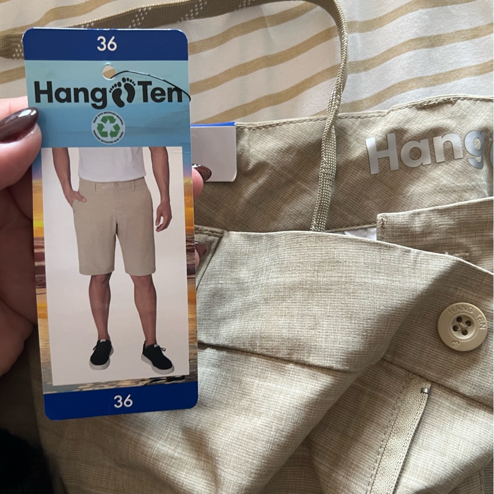 Hang Ten Lightweight Stretch Shorts (36) — NWT